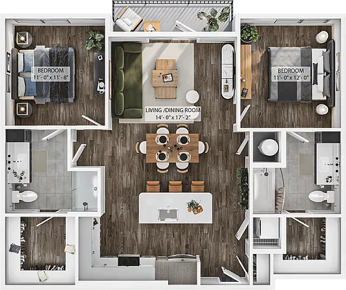 Floor plan B1