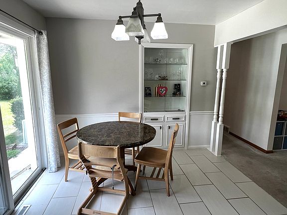 Sliding Door To Back Yard on Left