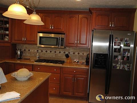 Cherry Cabinets in Kitchen