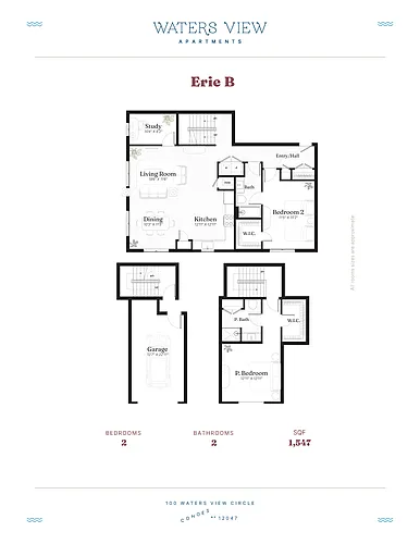 Floor plan Erie B