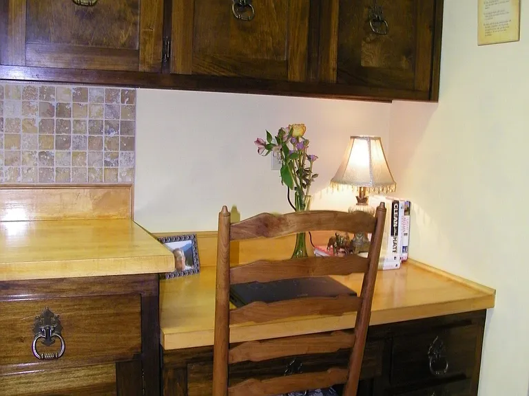 Desk in Kitchen