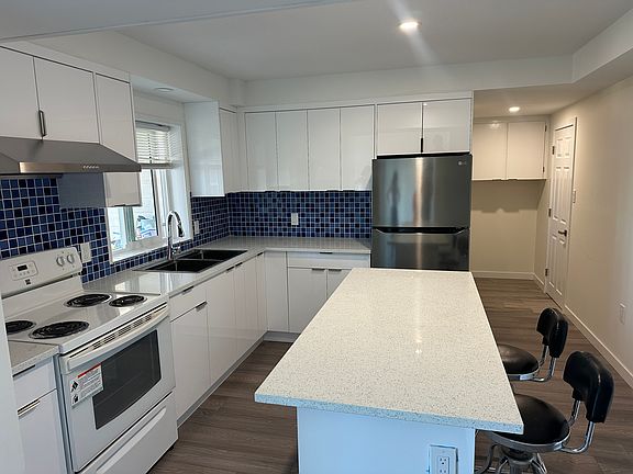 newly renovated kitchen with island