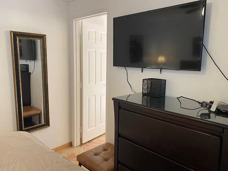 tv in the bedroom