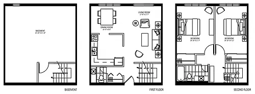 Floor plan The Birch - Townhome