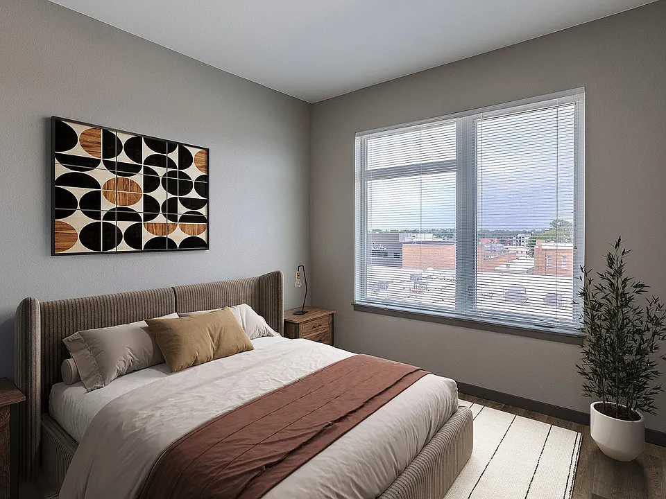 Spacious Bedroom with Natural Light