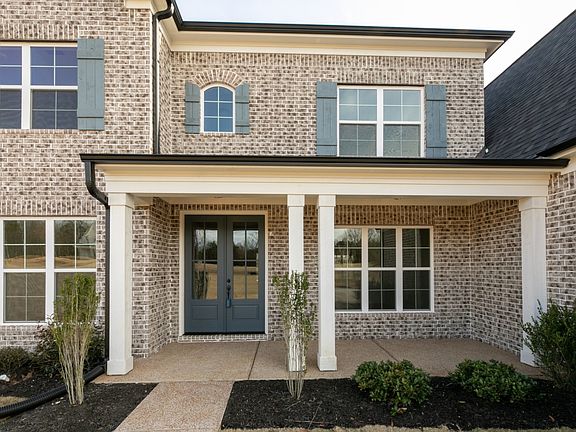 Exterior front porch