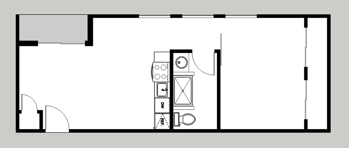 Floor plan Classic One Bed