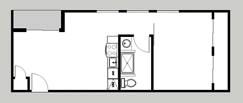 Floor plan Classic One Bed