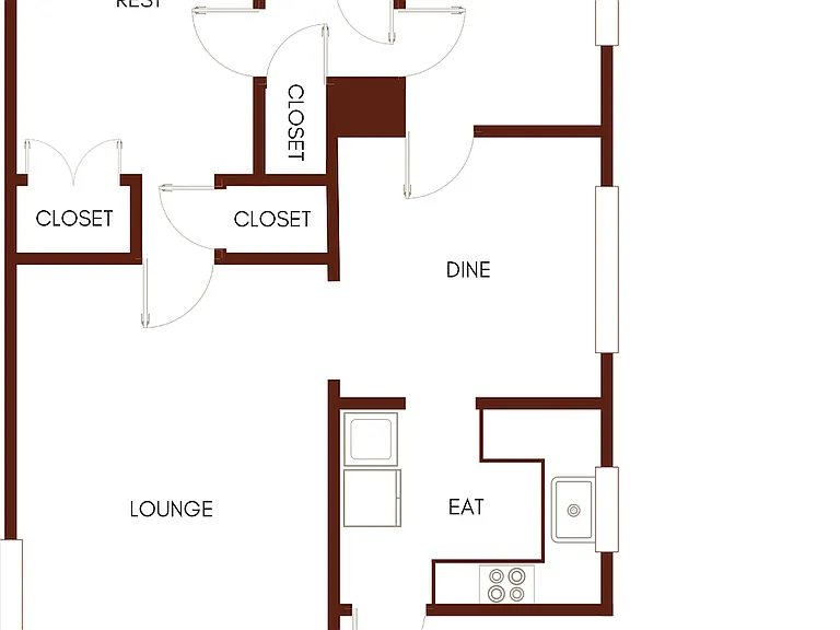 Floor Plan (Huntington Arms) - Unit F3-1 Floor Plan (Huntington Arms) - Unit F3-1