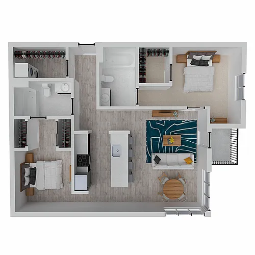 Floor plan B8