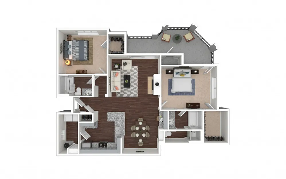 Floor plan Round Rock B8