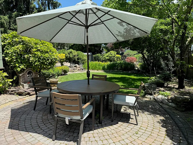 shared garden patio