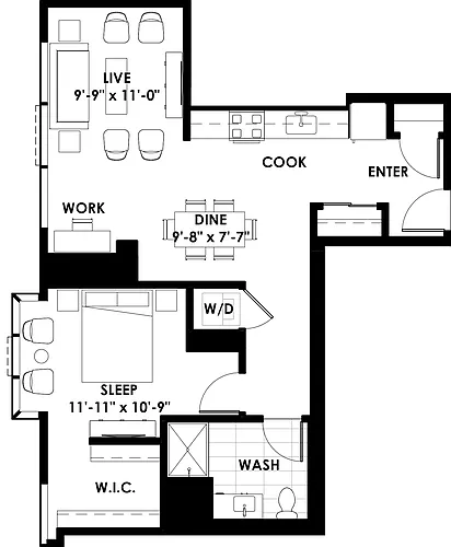 Floor plan 1D