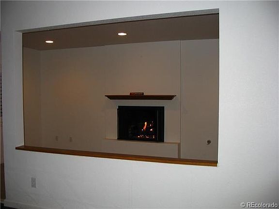 Family room with gas fireplace