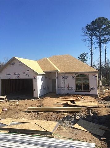 Under construction. Front of house