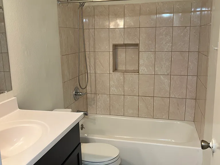 Closer Look at Hallway Bath
