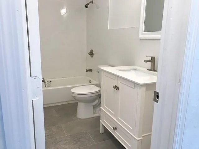 Bathroom, completely remodeled