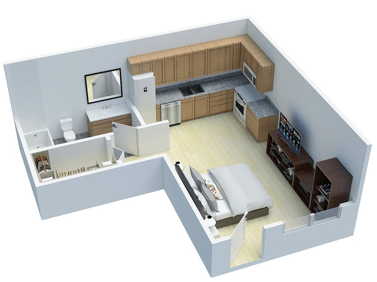 Floor plan Studio