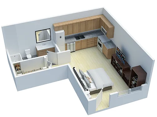 Floor plan Studio