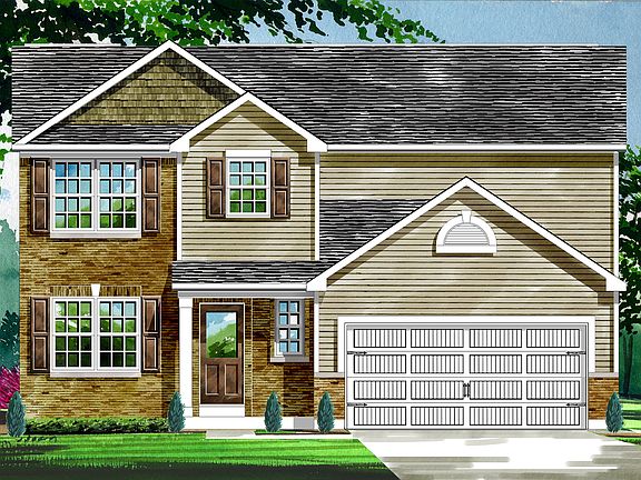 Elevation B with optional masonry - Optional Elevation