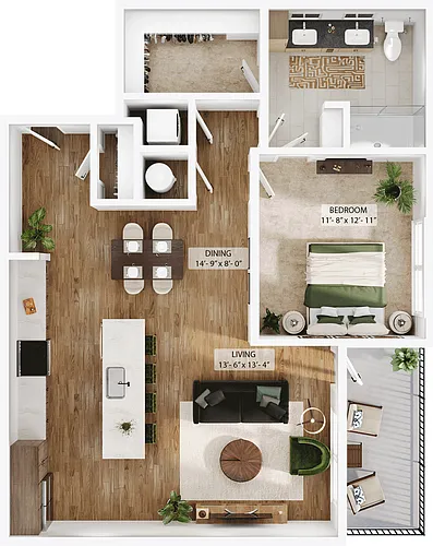 Floor plan A22