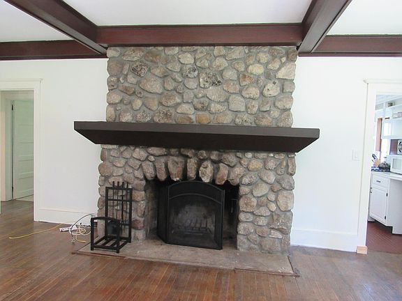 Stone Fireplace in Living Rm