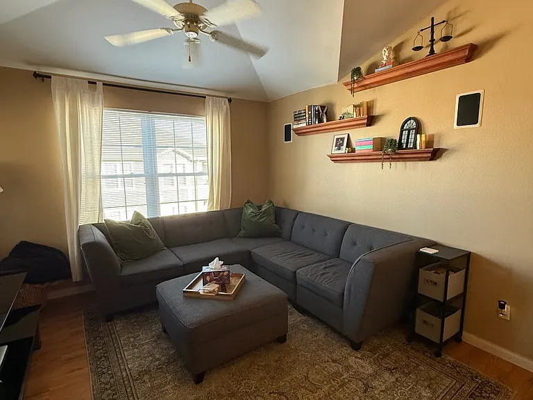 Family room from kitchen