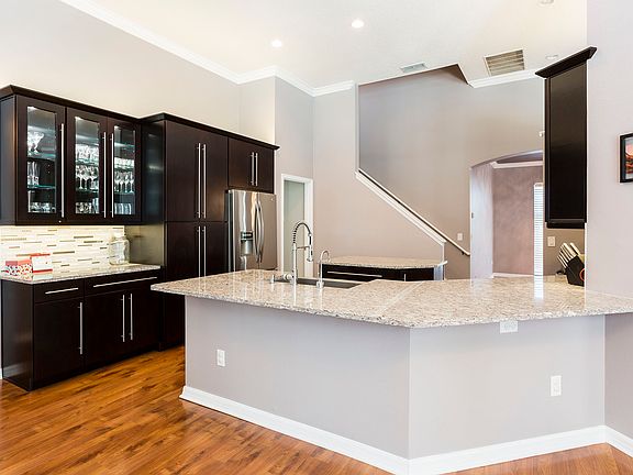 Custom cabinets, granite