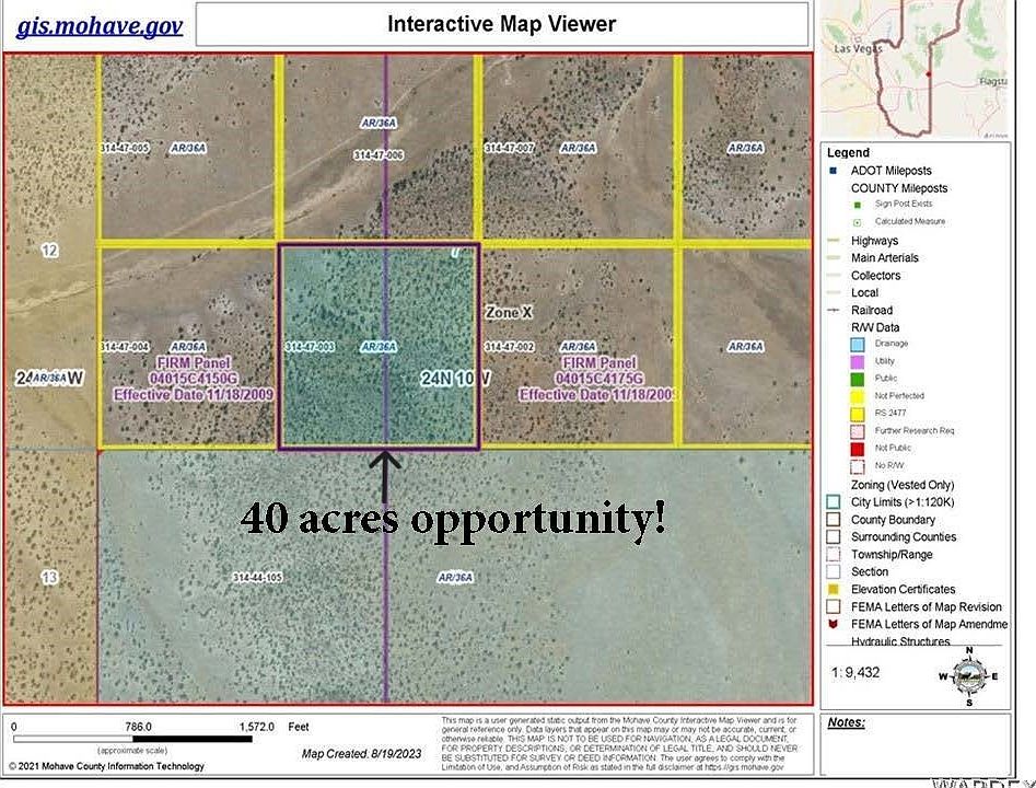 1st image of 40 ACRES PEACH SPRINGS