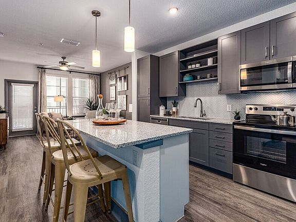 The Addison Gateway model kitchen
