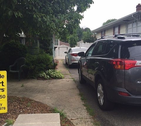 2 car driveway