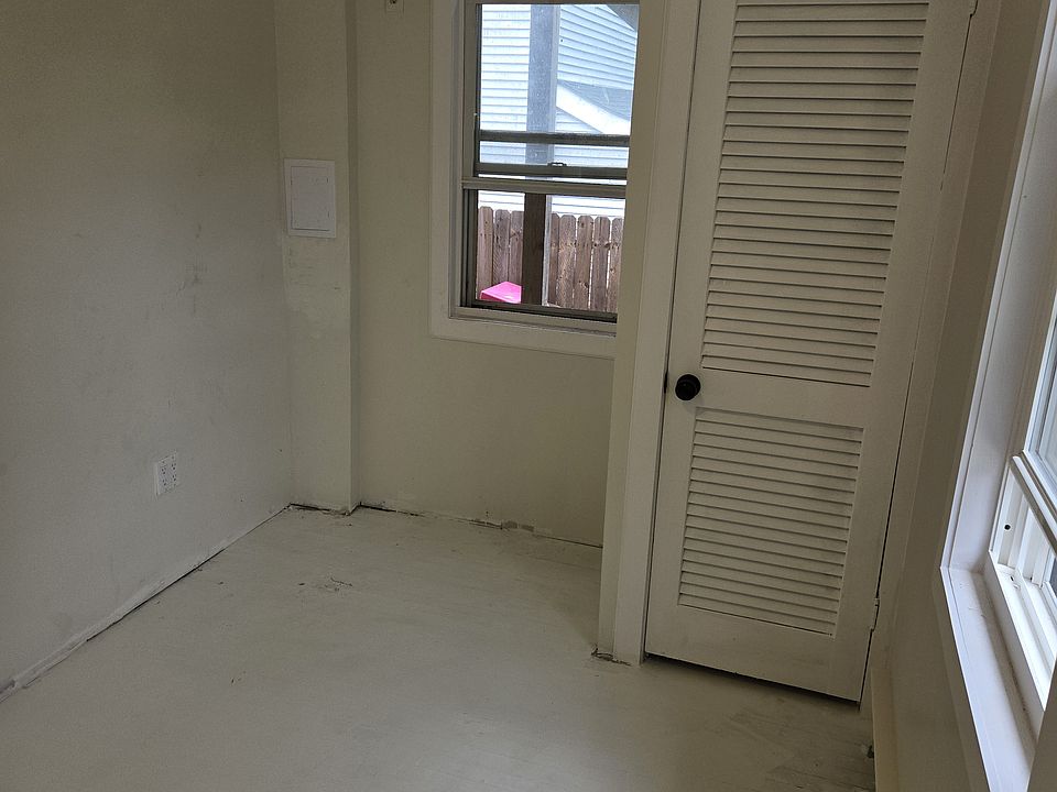 Small bedroom from mud room