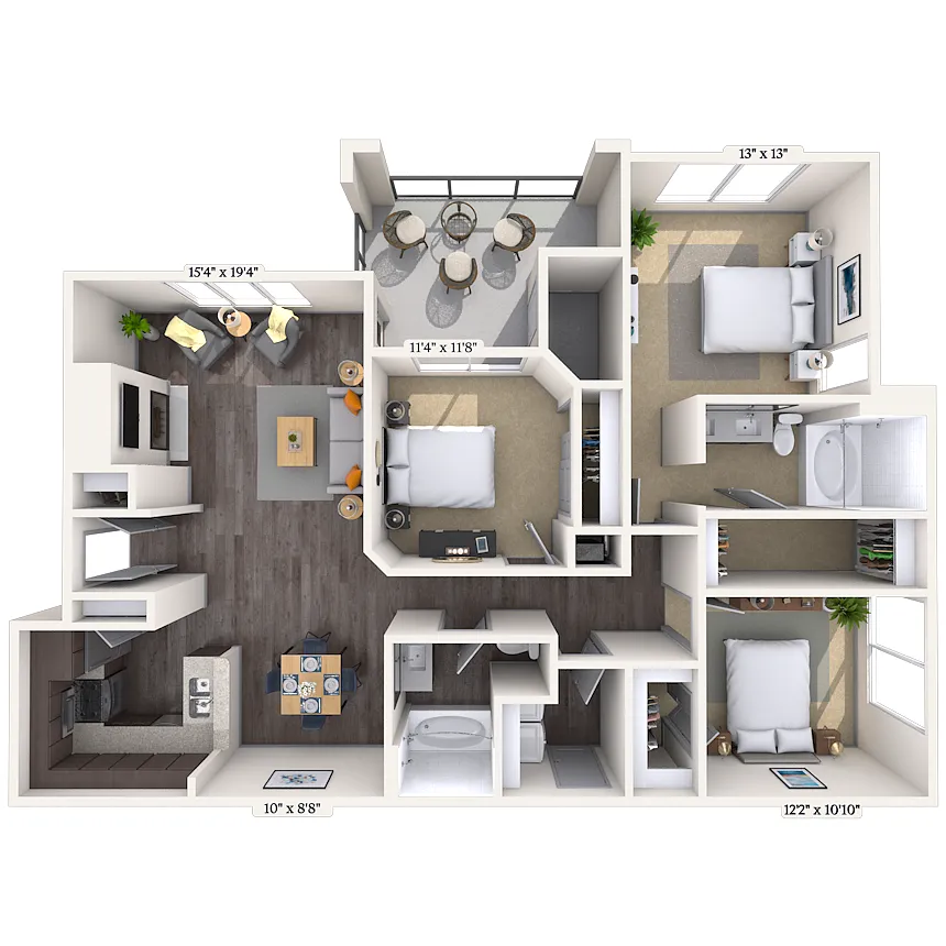 Floor plan 32B