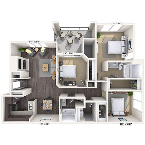 Floor plan 32B