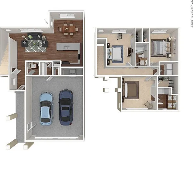 Creekstone - Lawrence Twin Home - 2.5 Beds - 2.5 Baths - 1645 Sq. ft.