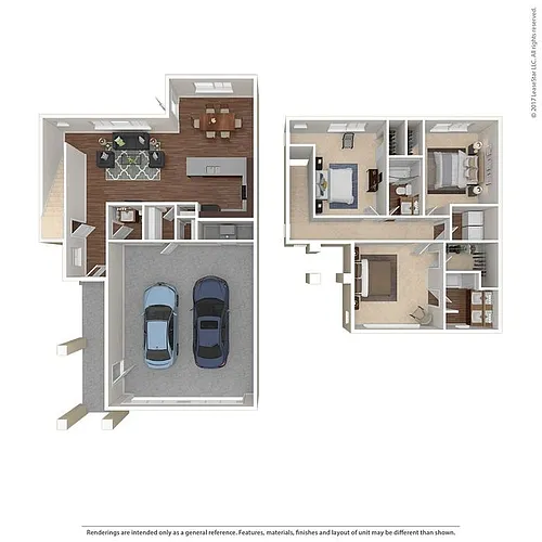 Floor plan Lawrence Twin Home