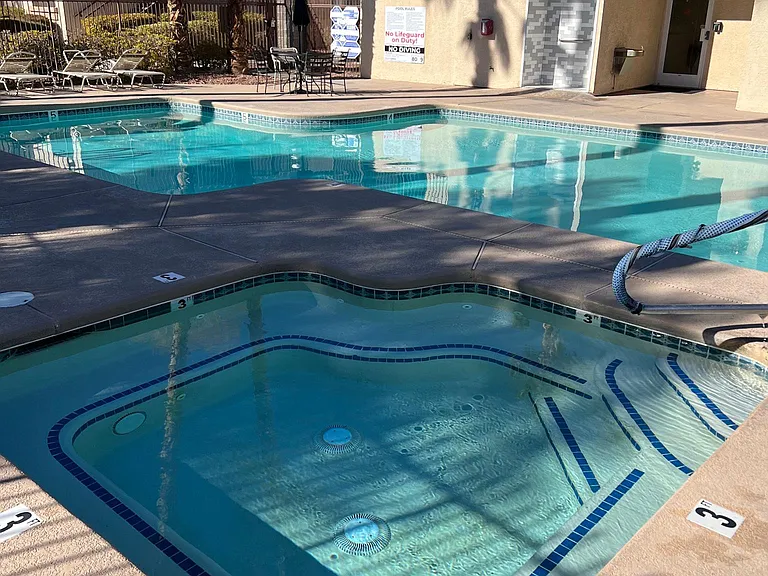 Pool and Jacuzzi