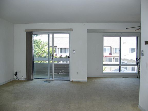 Living and dining areas