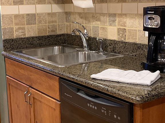 Italian marble backsplash. 