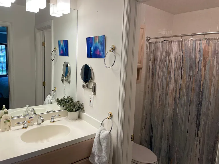 Sink and bathroom for Bedroom #s 2 & 3.