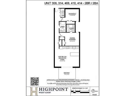 Floor plan 414