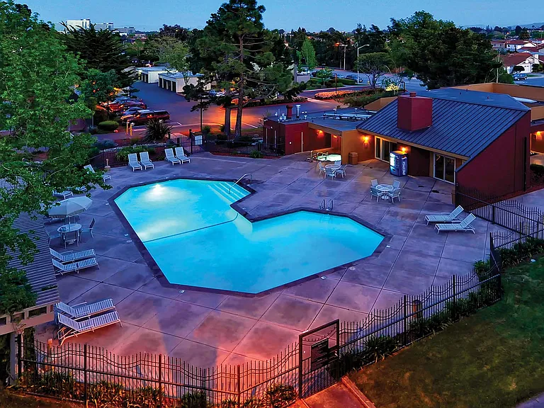 Enjoy an evening stroll around the property