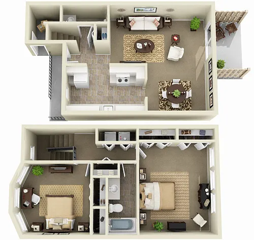 Floor plan Townhouse