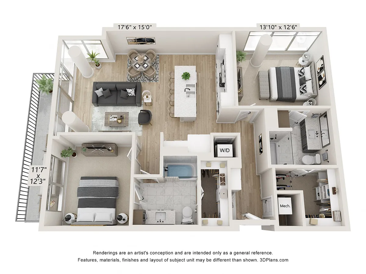 Floor plan The Foxglove