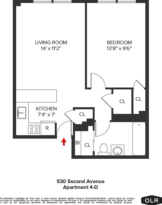 1st image of 530 2nd Ave APT 4D