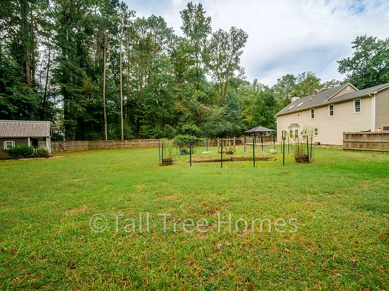 Large Fenced Backyard