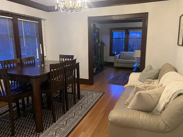 Formal dining room off the living room