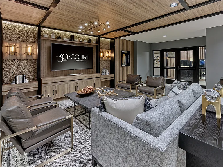 Experience luxury in our clubhouse lounge setting designed for relaxation and style.