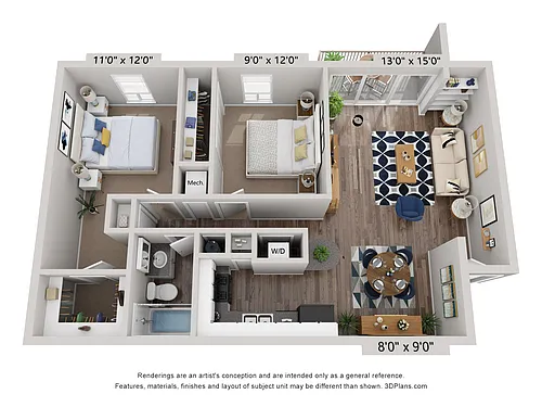 Floor plan B1