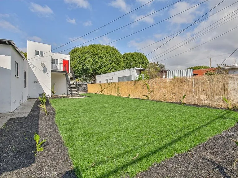 Back yard: Shared area